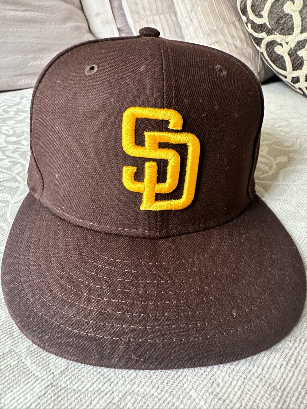 New Era Kids Brown and Gold San Diego Padres Cap